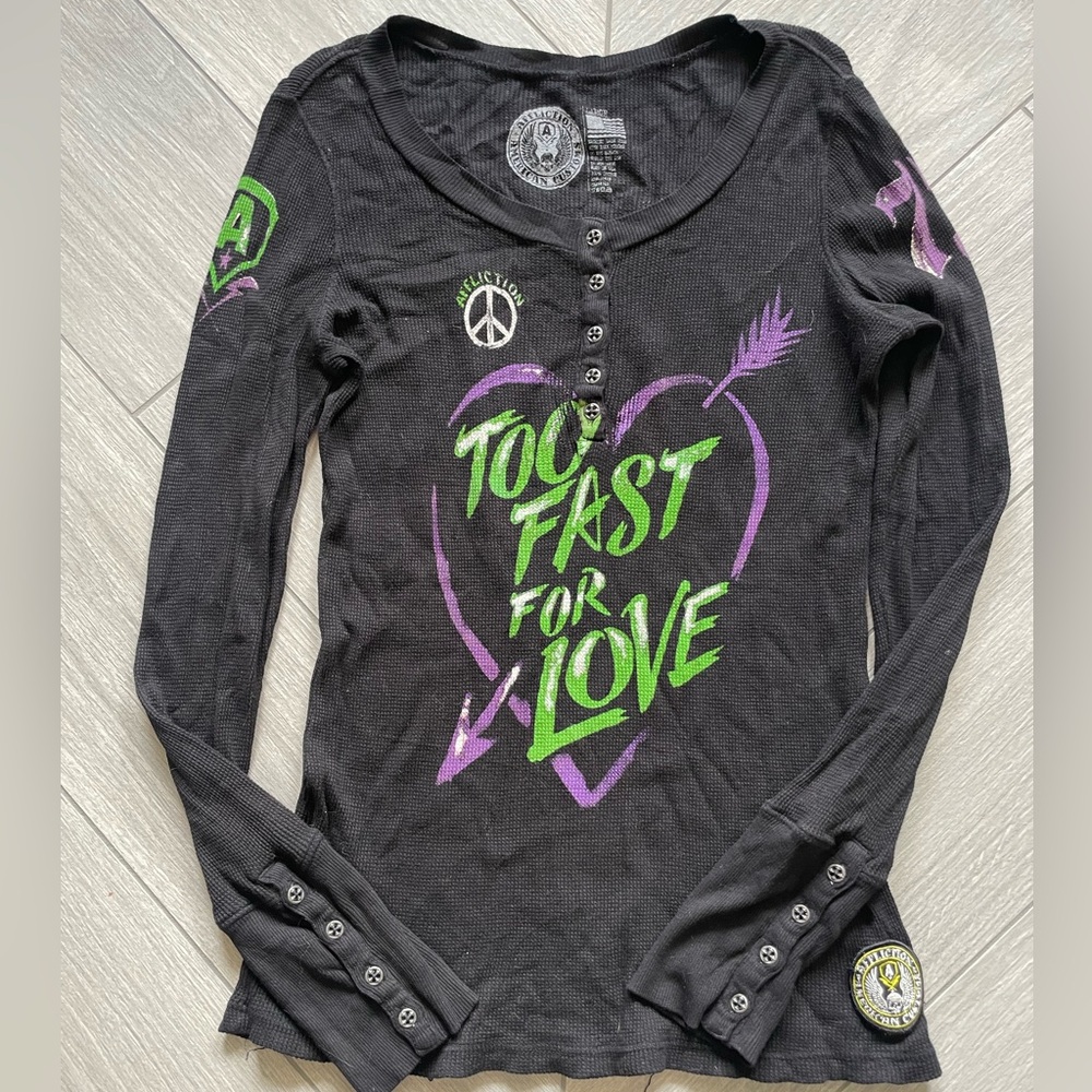 Affliction long sleeve thermal